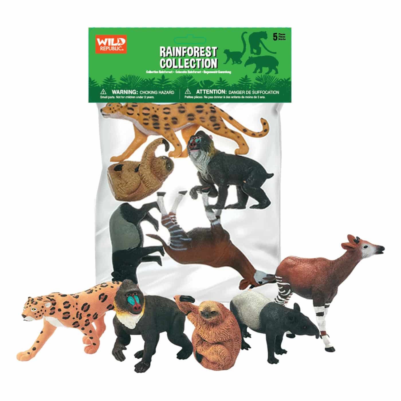 Wild Republic - Large Plastic Rainforest Animal Collection - Online Toys  Australia