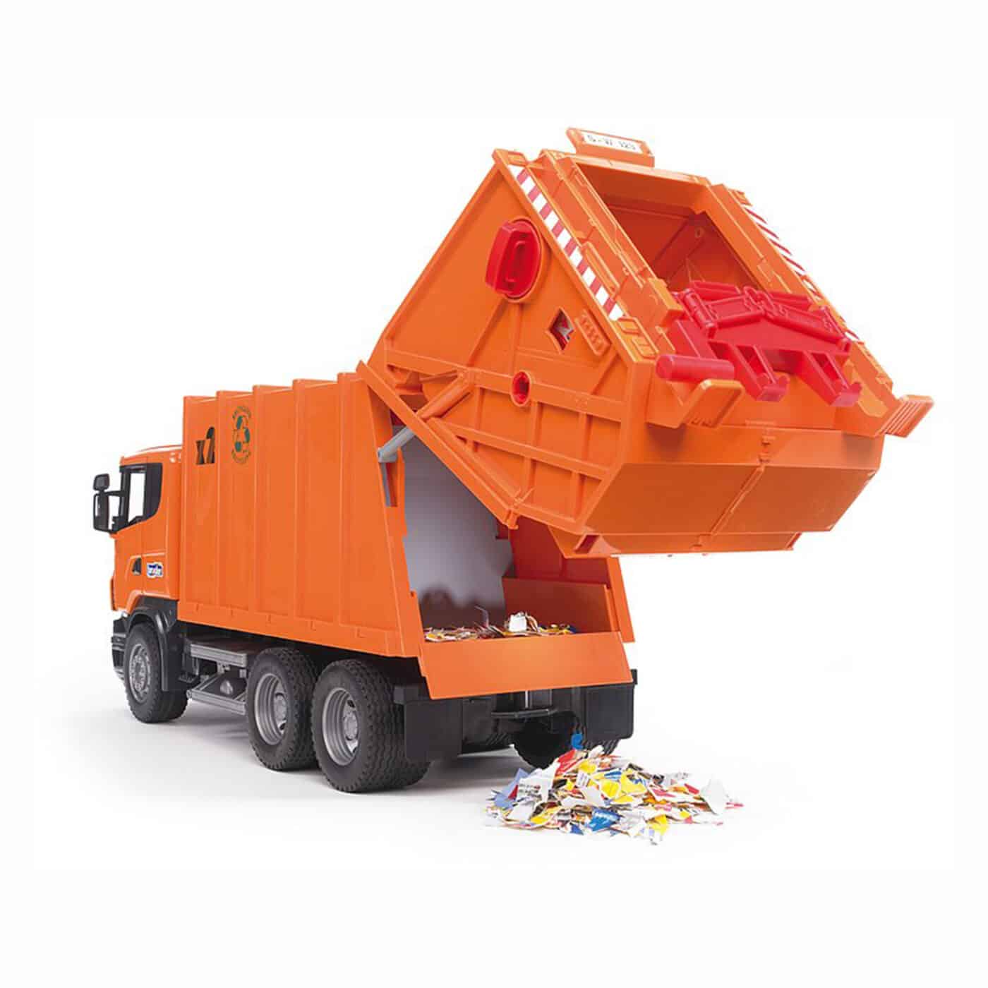 Bruder - Scania R-Series Rear Loading Garbage Truck