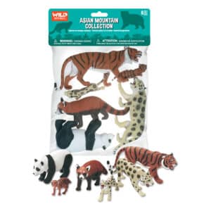 Wild Republic - Large Plastic Asian Mountain Animal Collection
