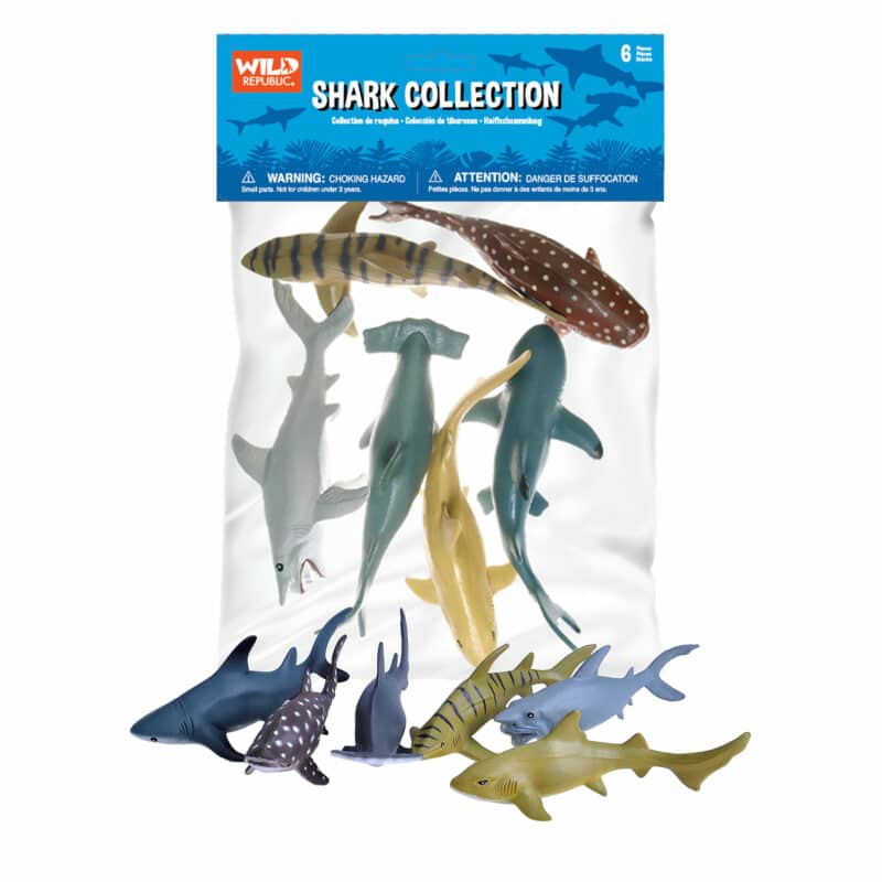 Wild Republic Large Plastic Shark Collection