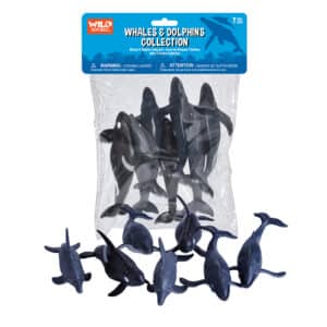 Wild Republic Large Plastic Whales and Dolphins Collection