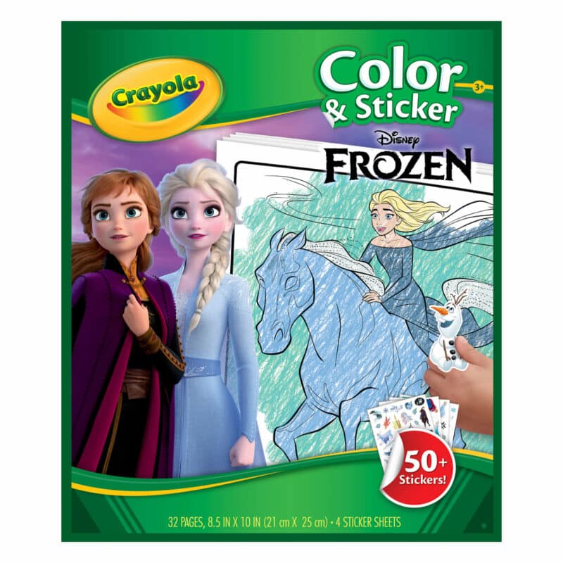 Crayola - Colour & Sticker Book - Disney Frozen 2-7