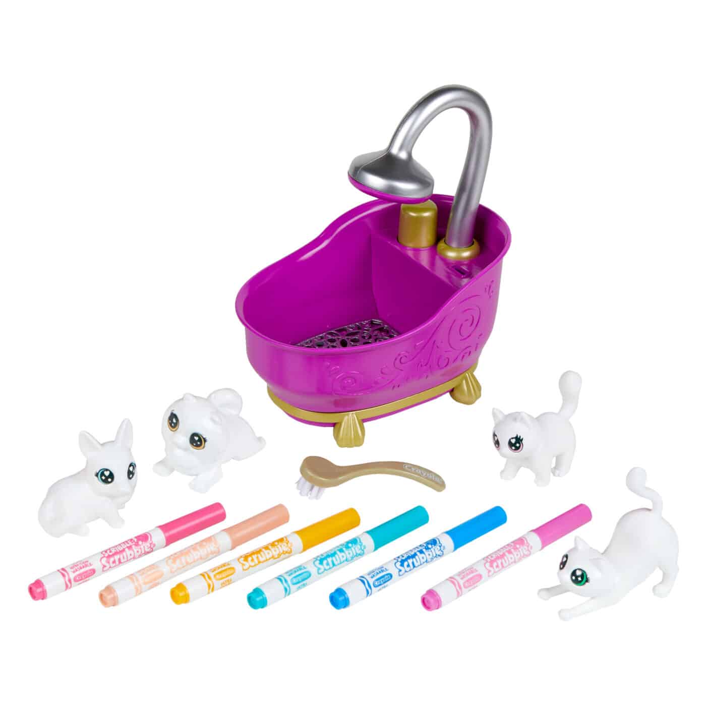 Crayola - Scribble Scrubbie Bath Tub Playset - Pets