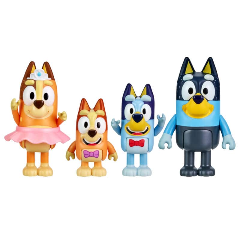 Bluey - Family & Friends 4-Pack Figure Assortment