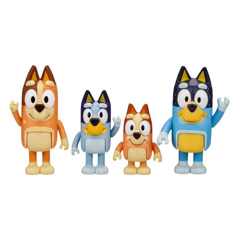 Bluey - Family & Friends 4-Pack Figure Assortment