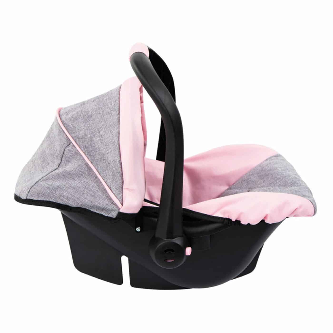 Bayer Deluxe Doll Capsule for Car Grey & Pink with Butterfly