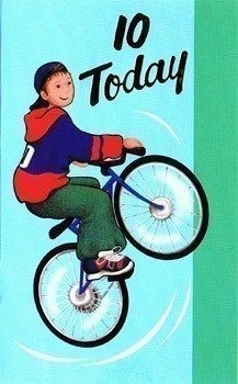 10th Birthday Boy - Boy on Bike