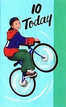 10th Birthday Boy - Boy on Bike