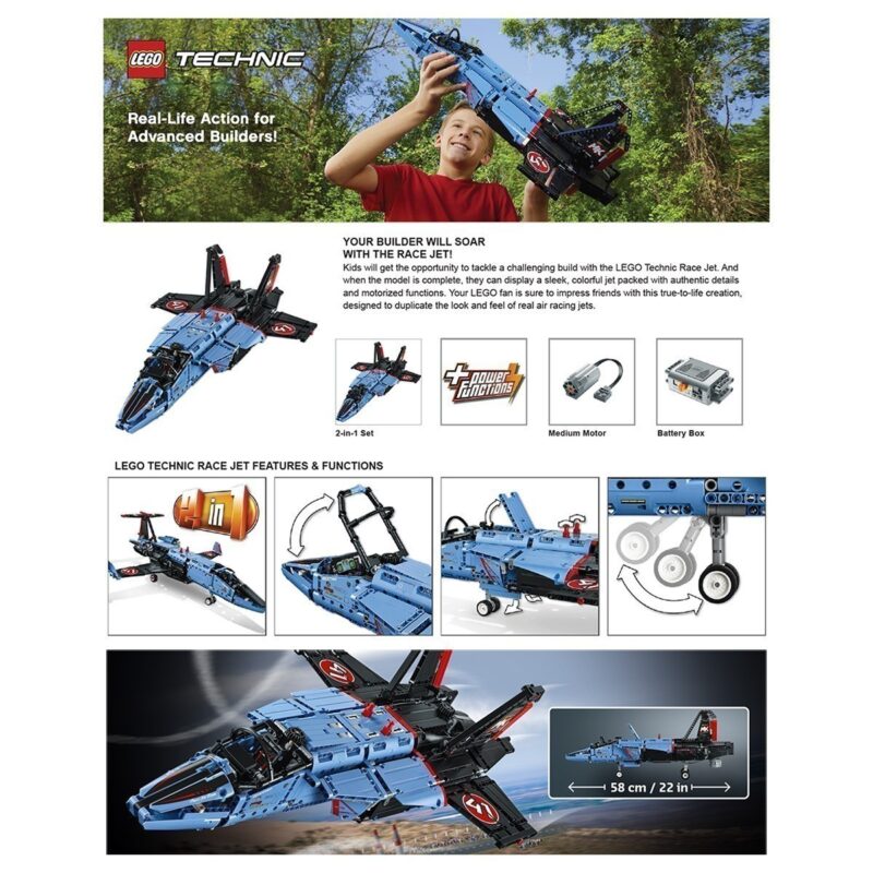 LEGO Technic 42066 - Air Race Jet - Online Toys Australia