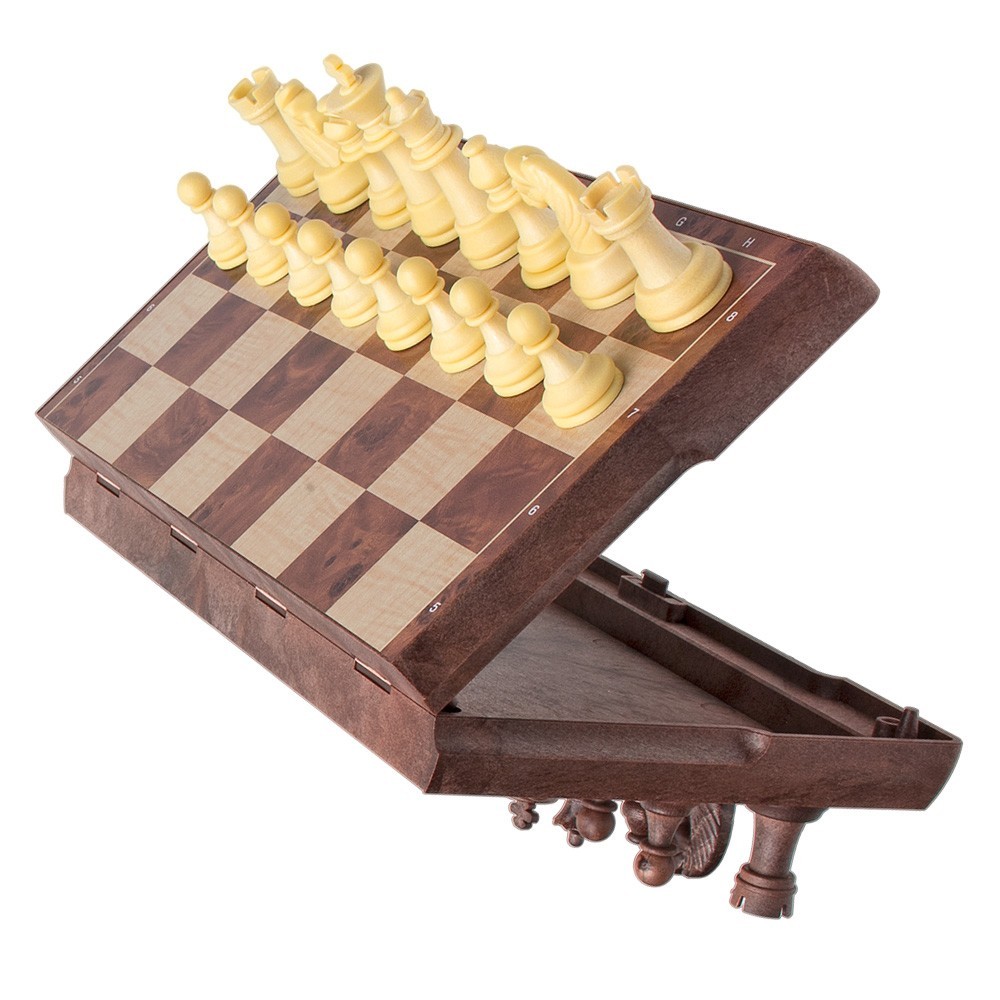 2-In-1 Magnetic Chess & Checkers Game Set - Online Toys Australia