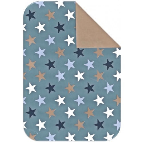 Gift Wrapping - Blue Stars