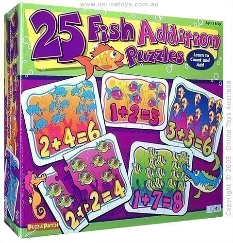 25 Fish Addition Puzzle
