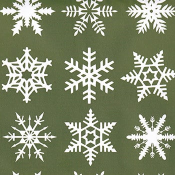 Gift Wrapping - Just Snowflakes
