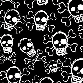 Gift Wrapping - Skull and Crossbones