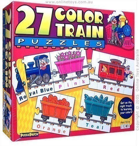 27 Colour Train Jigsaw Puzzles