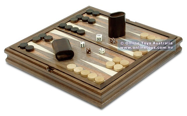3 in 1 Chess Checkers and Backgammon Game Set