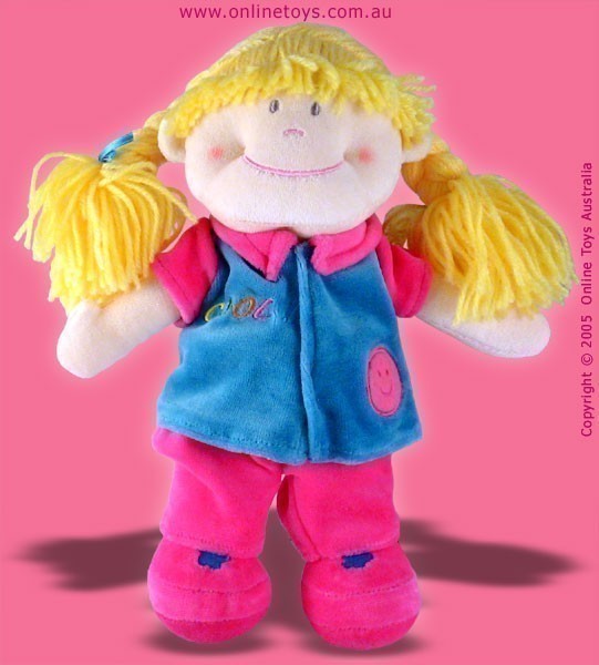 30cm Pink Rag Doll - Standing Position