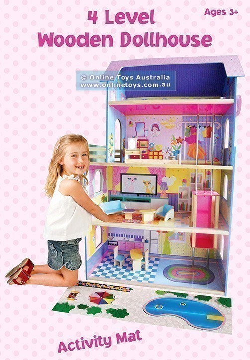 4 Level Dollhouse with Lift