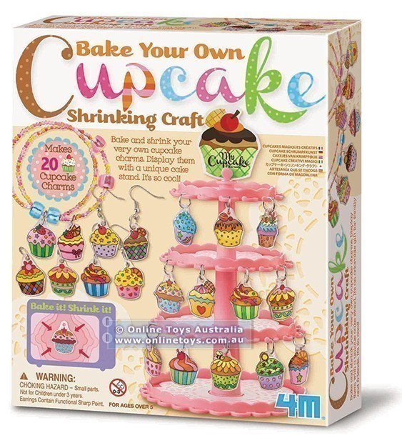 4M - Bake Your Own Cupcake Shrinking Craft
