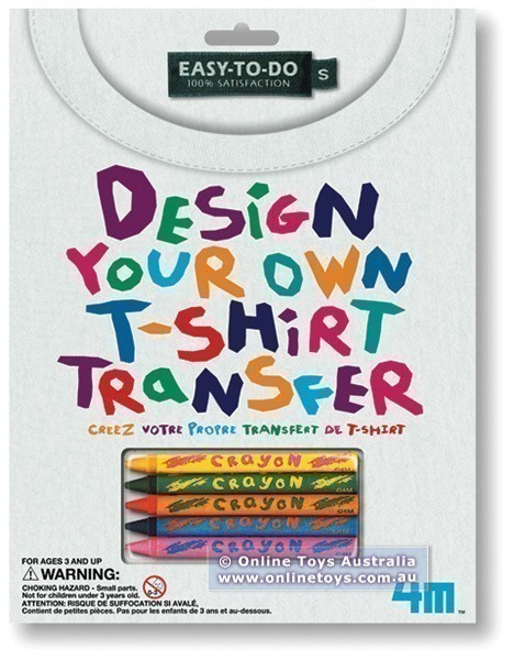 4M - Design Your Own T-Shirt Transfer