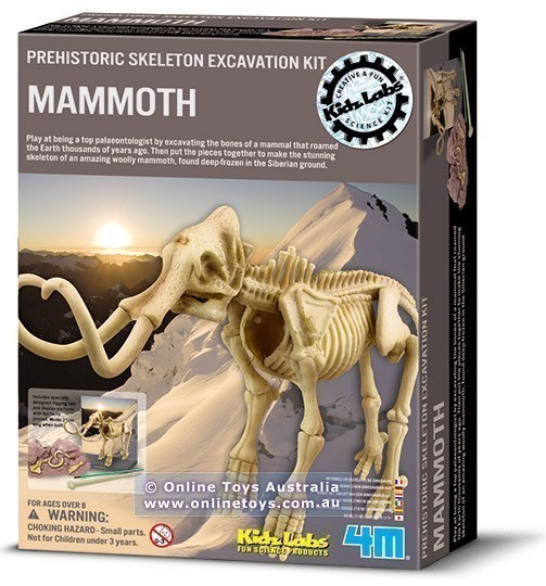 4M - Dinosaur Skeleton Excavation Kit - Mammoth