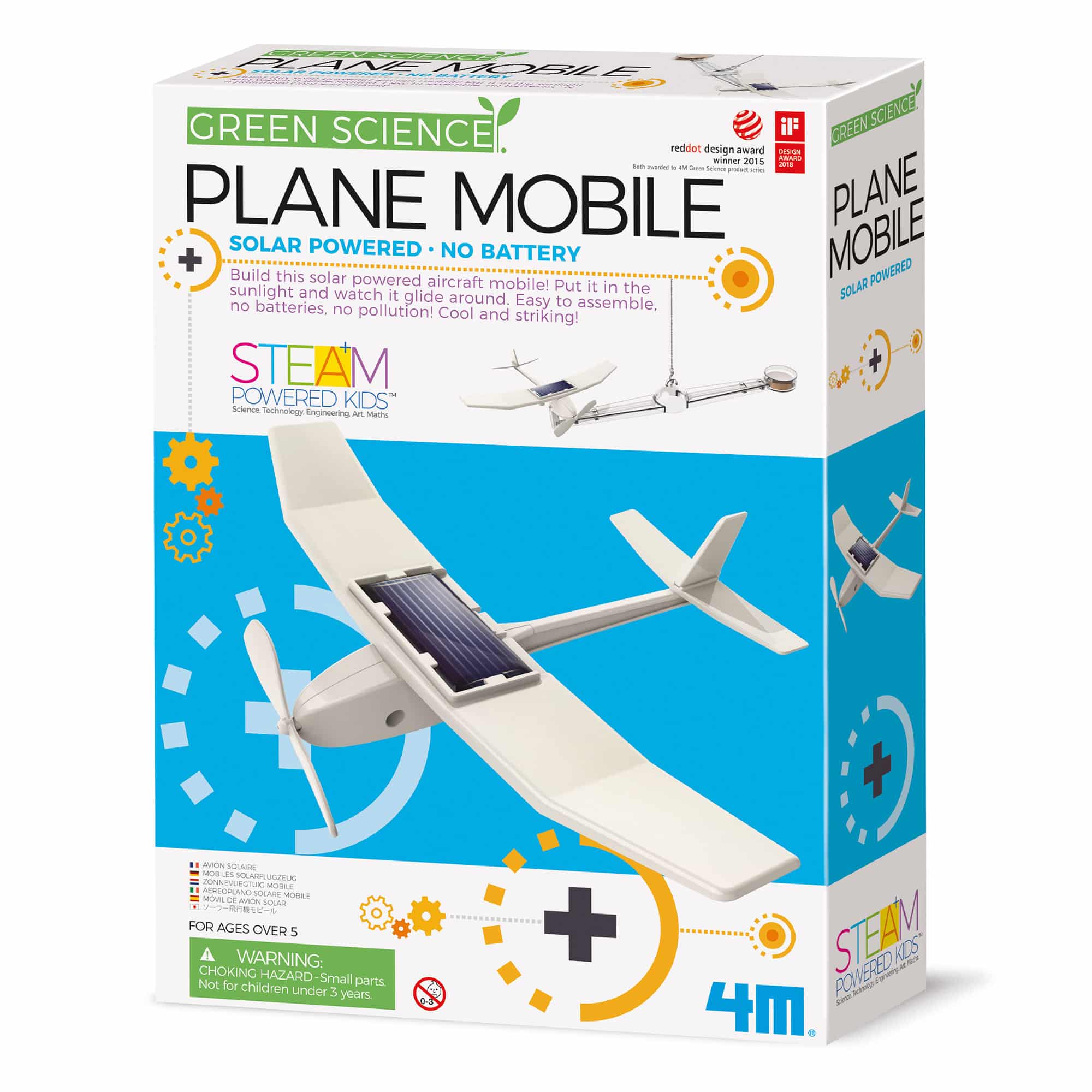 4M - Green Science - Plane Mobile