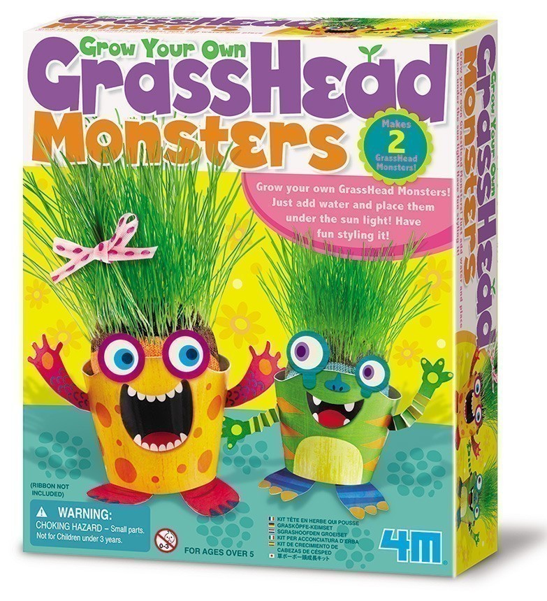 4M - Grow Your Own GrassHead Monsters