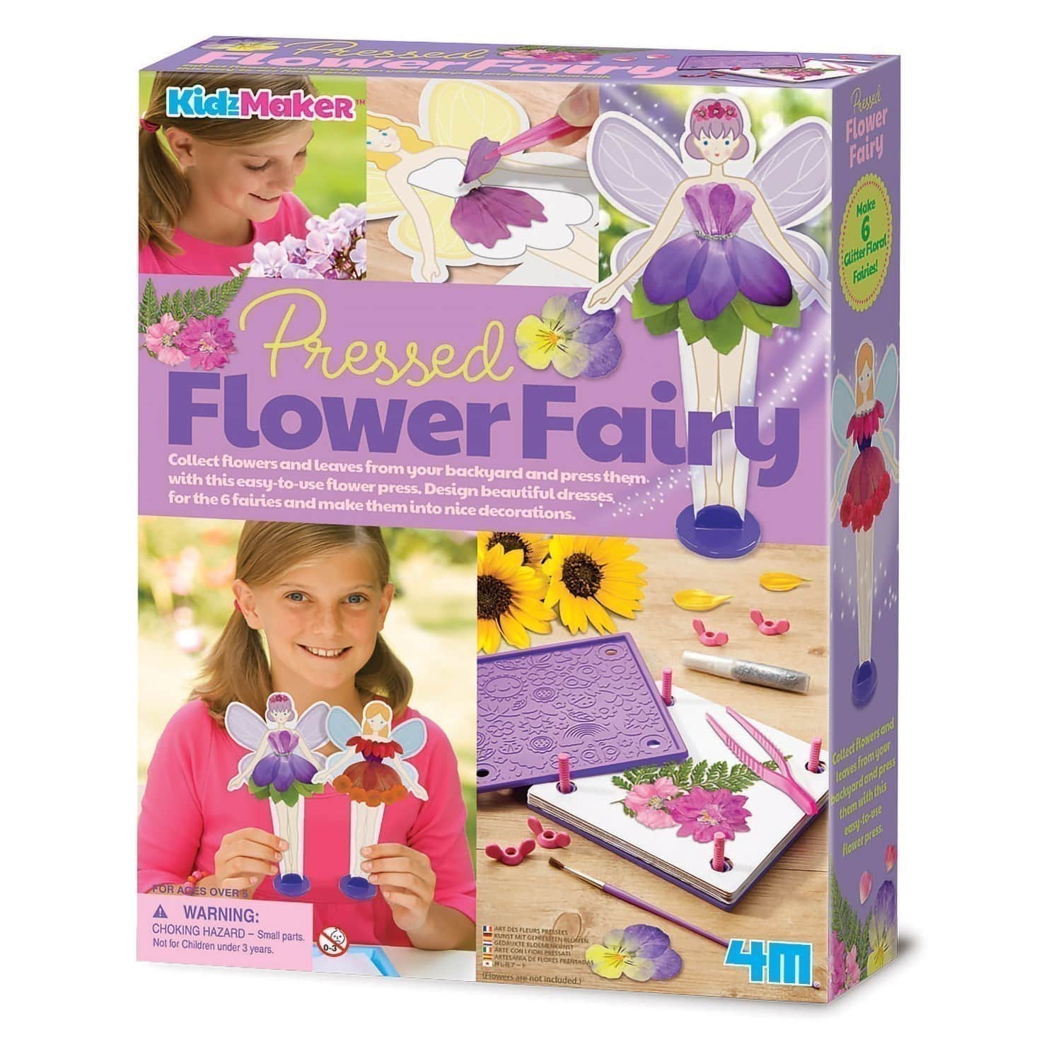 4M Kidz Maker - Pressed Flower Fairy - Online Toys Australia