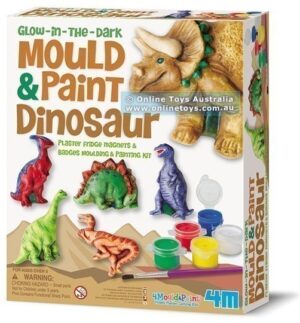 4M - Mould and Paint Glow in the Dark Dinosaurs