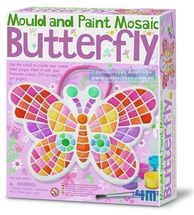 4M - Mould and Paint Mosaic - Butterfly