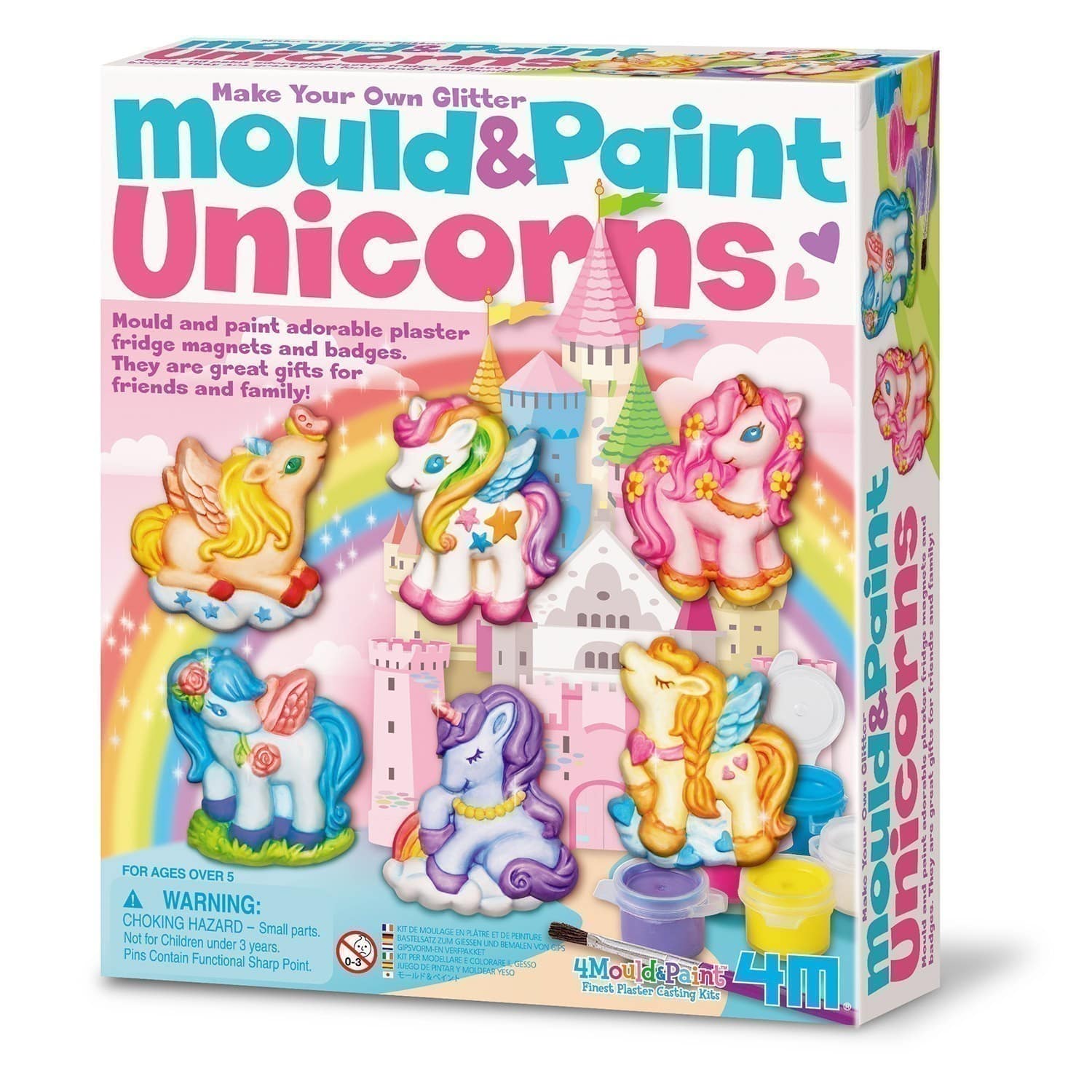 4M - Mould & Paint Glitter Unicorns
