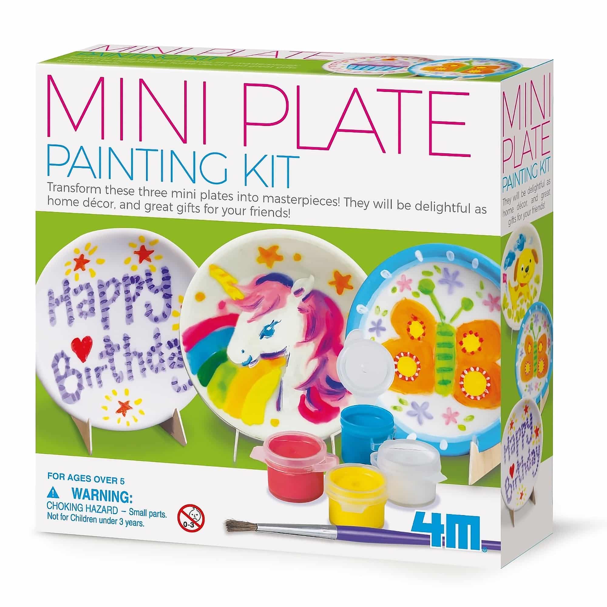 4M - Paint Your Own Mini Plates Design