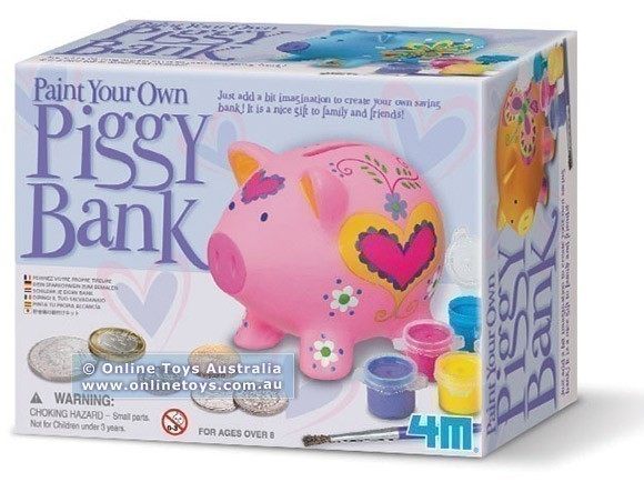 4M - Paint Your Own Piggy Bank