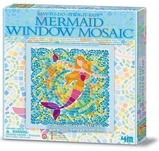 4M - Window Mosaic Art Kit - Mermaid
