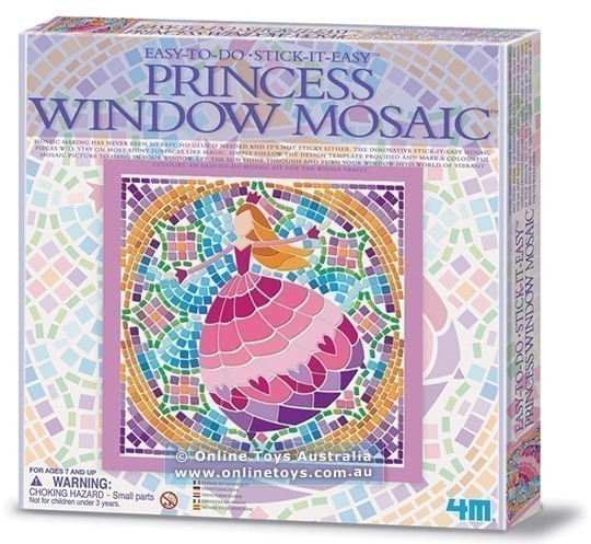 4M - Window Mosaic Art Kit - Princess