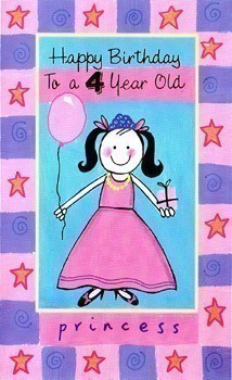 4th Birthday Girl - Little Princess