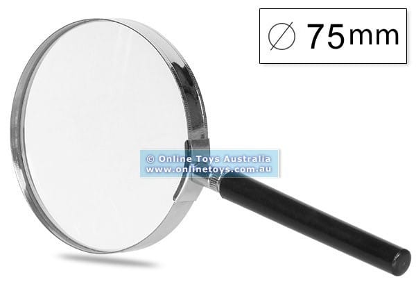 Sherlock Magnifier - 75mm Old Style Magnifying Glass