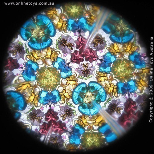 Actual image taken using the Butterfly Kaleidoscope