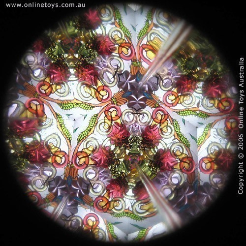 Actual image taken using the Butterfly Kaleidoscope