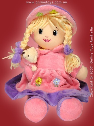 Aimee Rag Doll - Pink -32cm