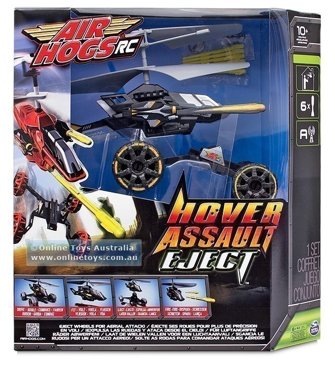 Air Hogs - Hover Assault Eject - Black