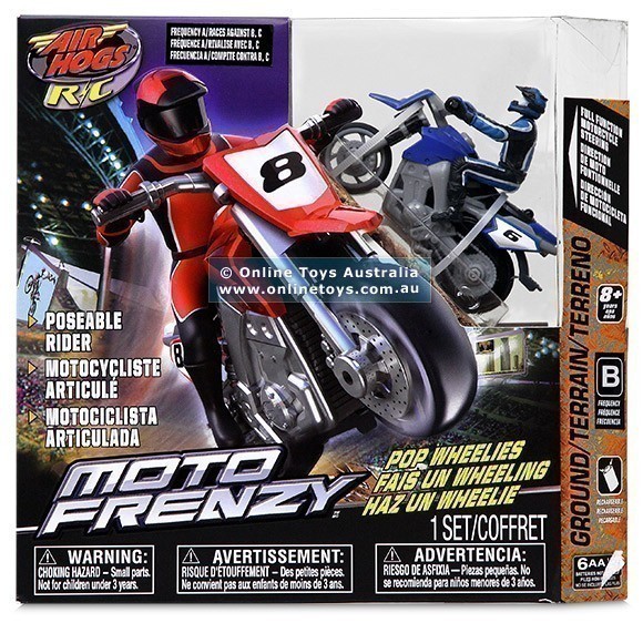 Air Hogs - R/C Moto Frenzy - Blue Rider