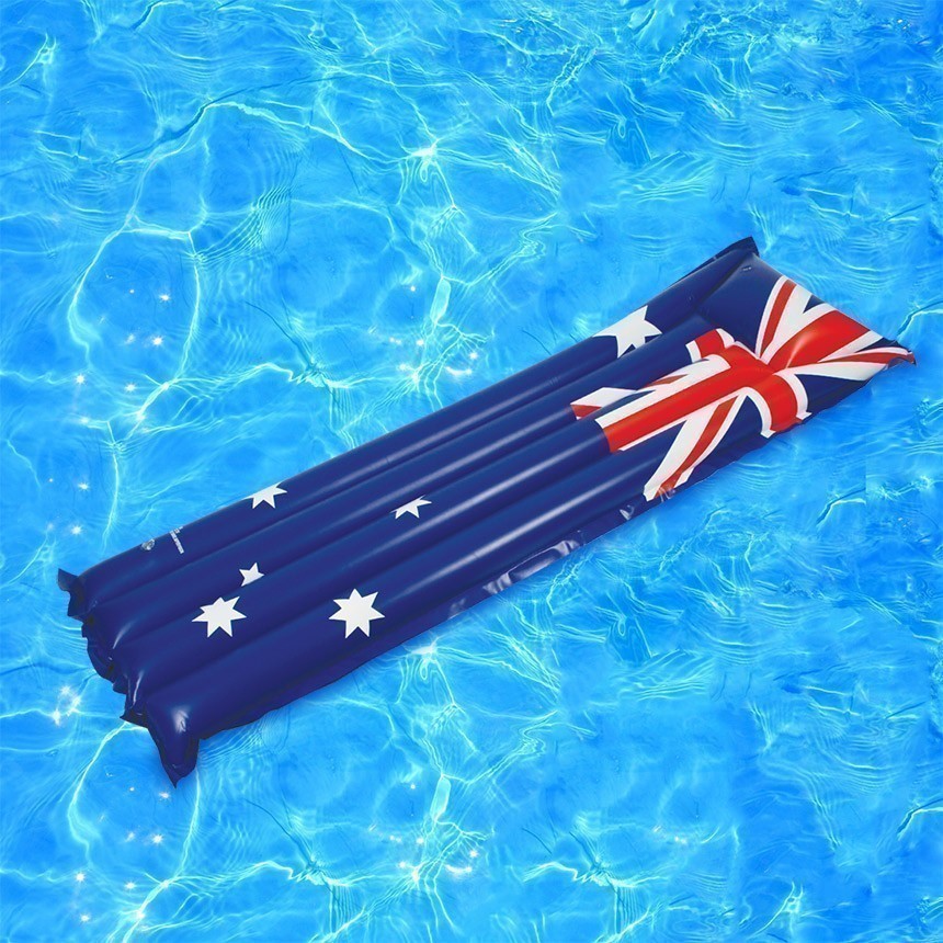 Air Time - Inflatable Air Mat 180cm - Australian Flag