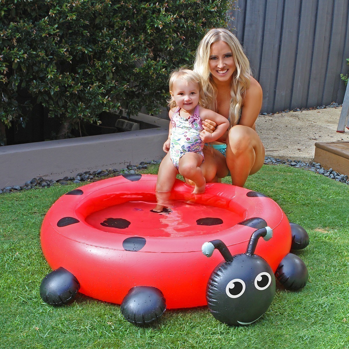 Air Time - Inflatable Ladybug Pool 132cm x 25cm