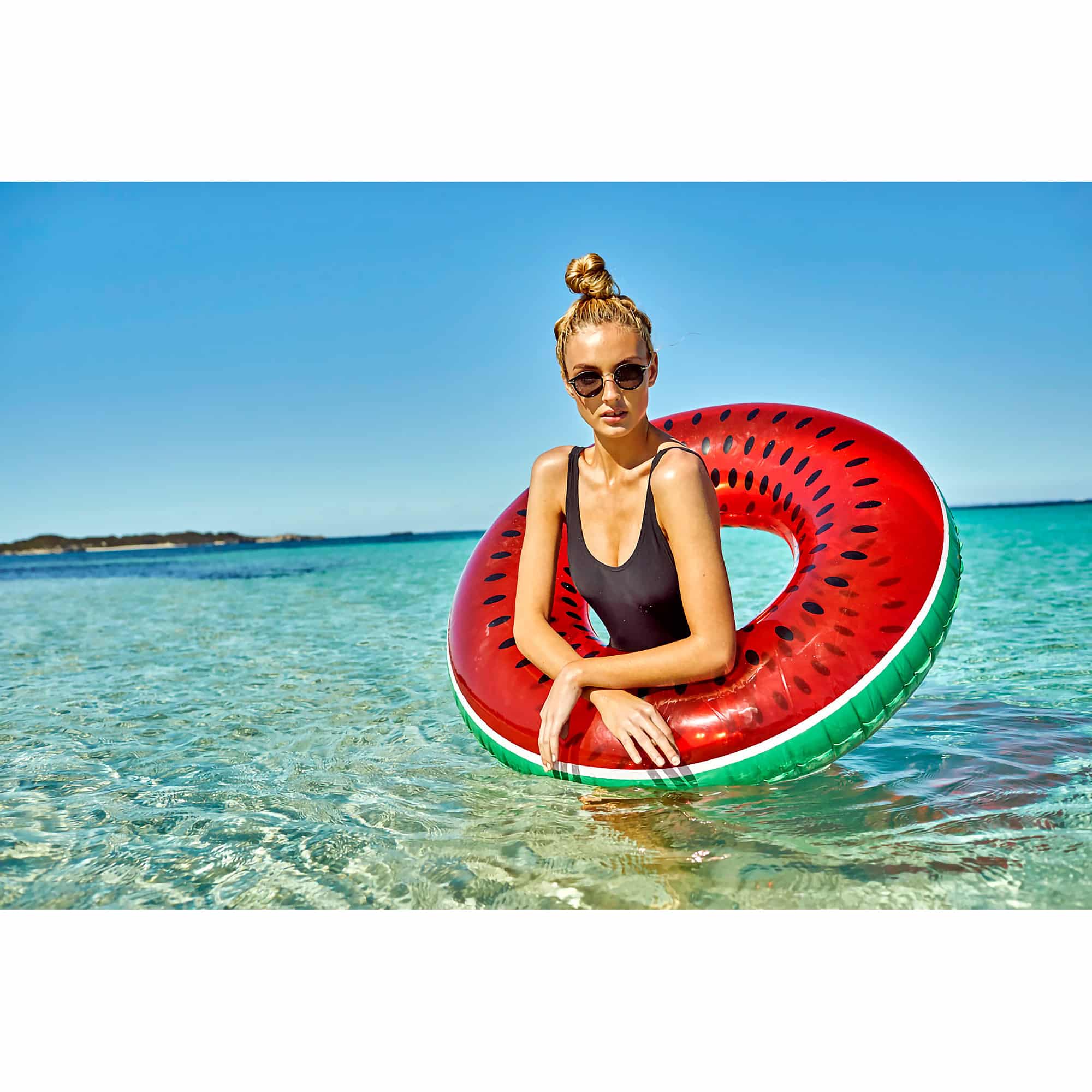 Air Time Luxe - Fruit Tingle Watermelon Swim Ring - 105 cm