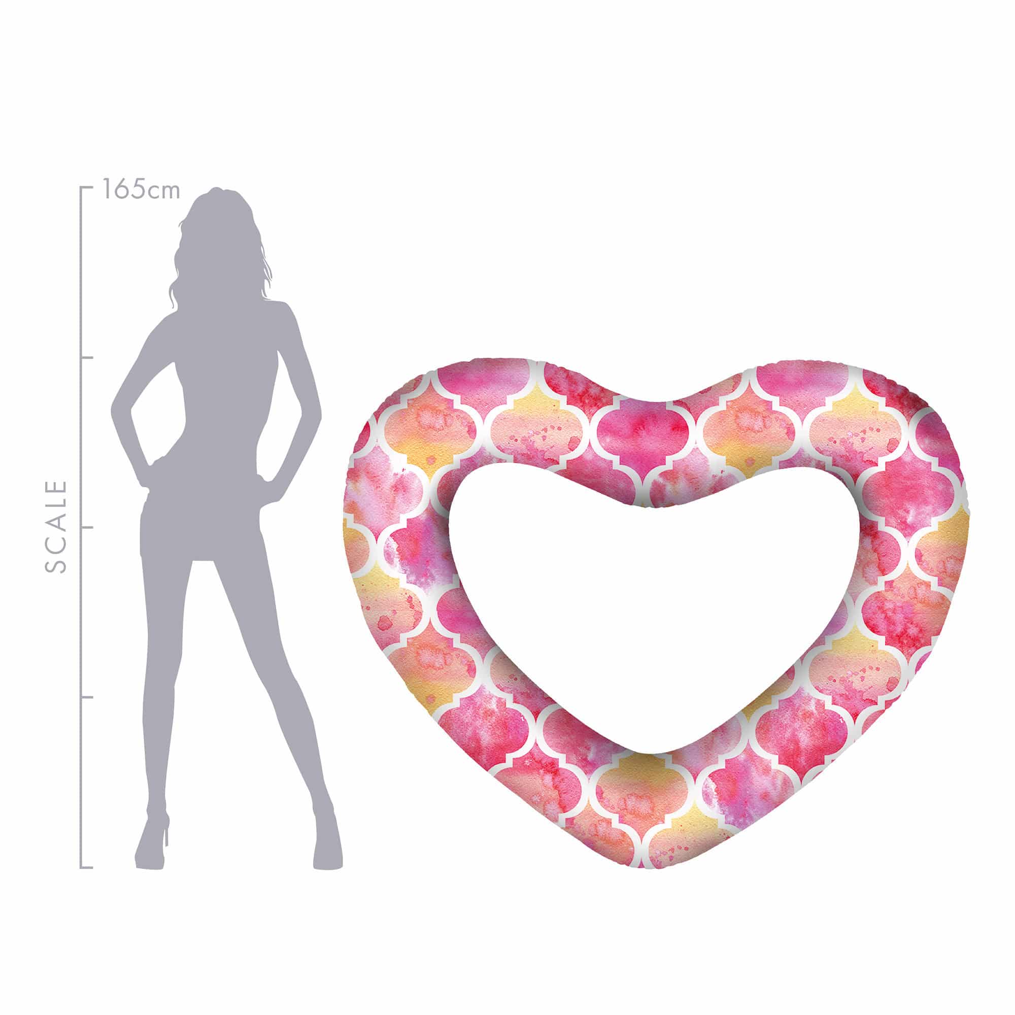 Air Time Luxe - Heart-Shaped Swim Ring Assortment