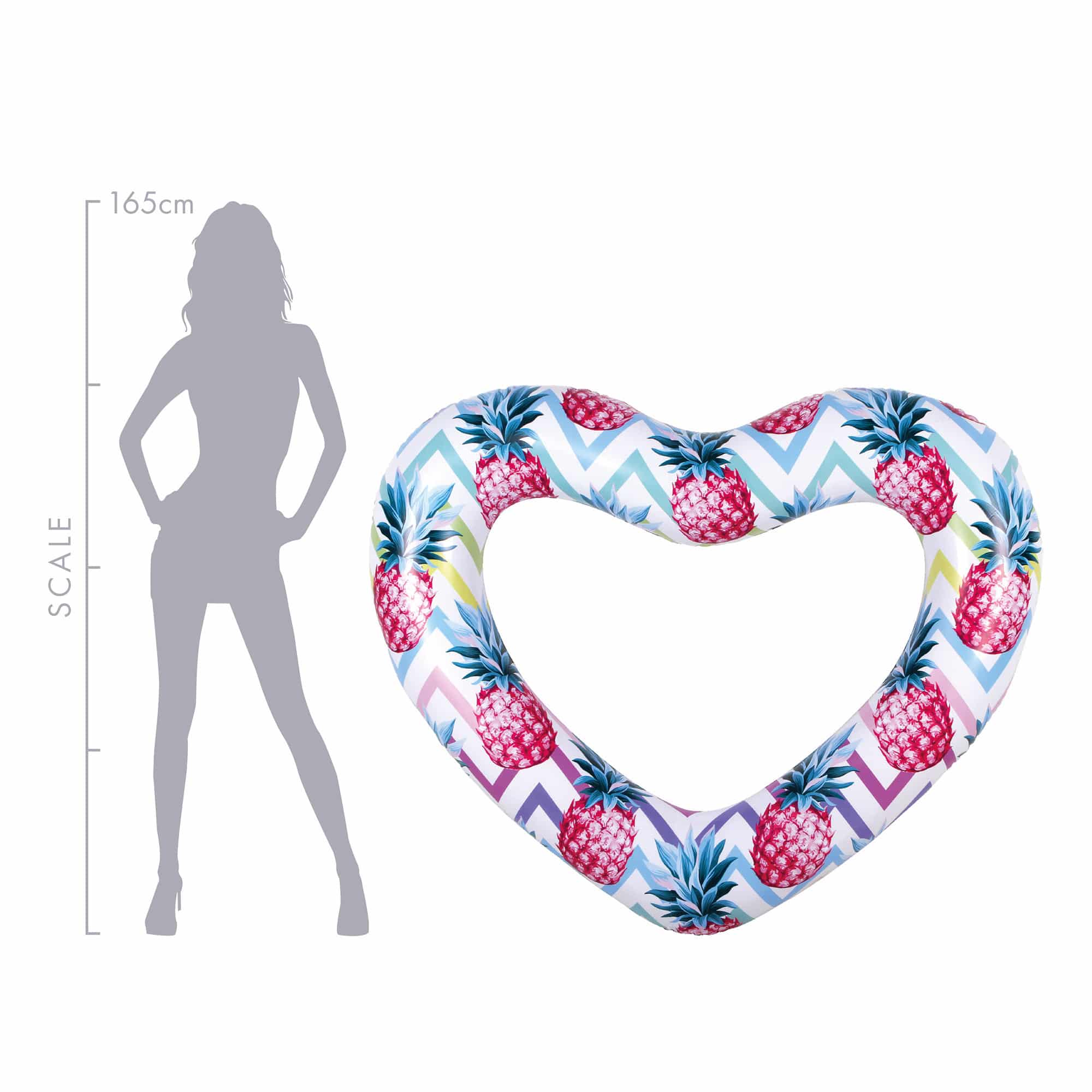 Air Time Luxe - Heart-Shaped Swim Ring Assortment