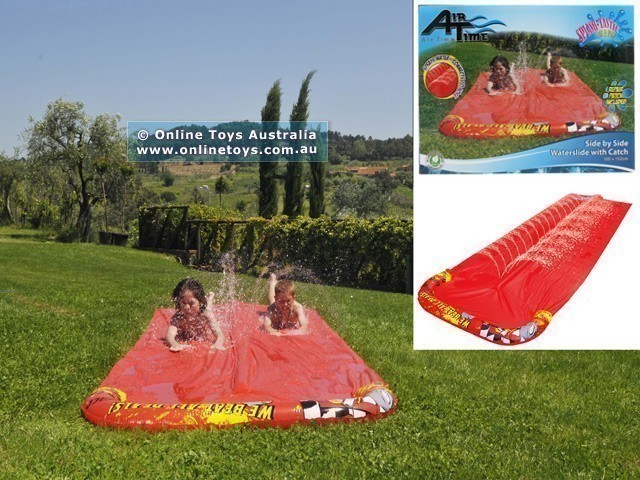 Air Time - Side by Side Water Slide with Catch - 500cm