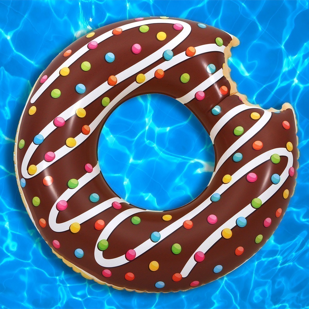 Air Time - Swim Ring 68cm - Chocolate Donut With Bite