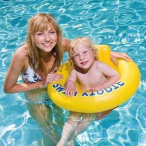 Air Time - Swim Ring with Seat 64cm - Yellow